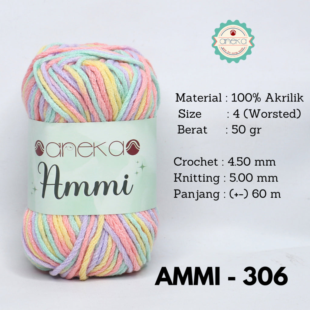 KATALOG - Benang Rajut Ammi Sembur / 100% Acrylic / 6 Ply Akrilik PART 2