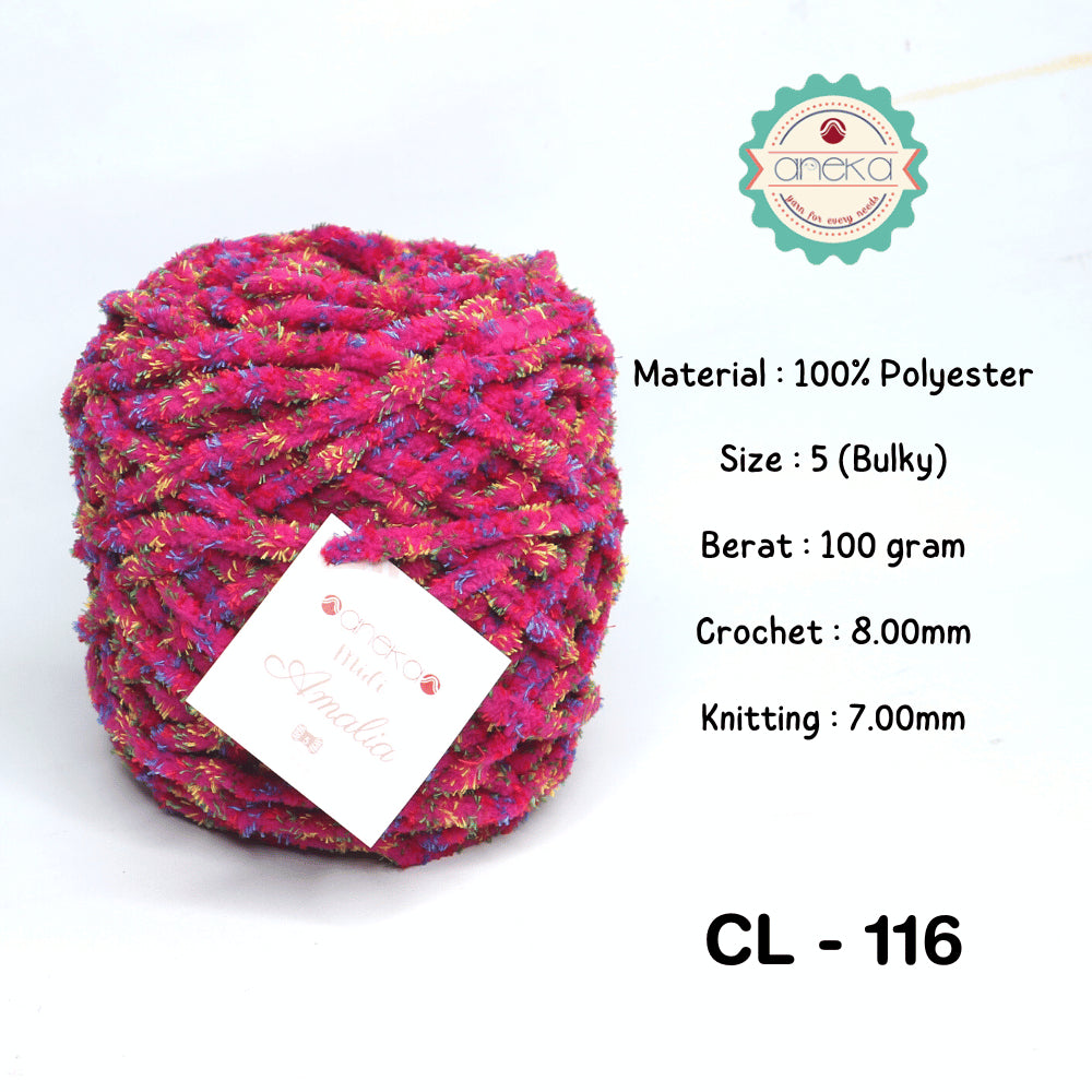 KATALOG - Benang Rajut Chenille Midi Amalia Yarn PART 4