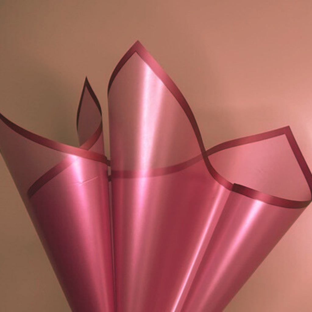 AnekaBenang -  [Lembaran] Kertas Cellophane Buket Bunga [Matt LIst] Flower Wrapping Paper Celophane