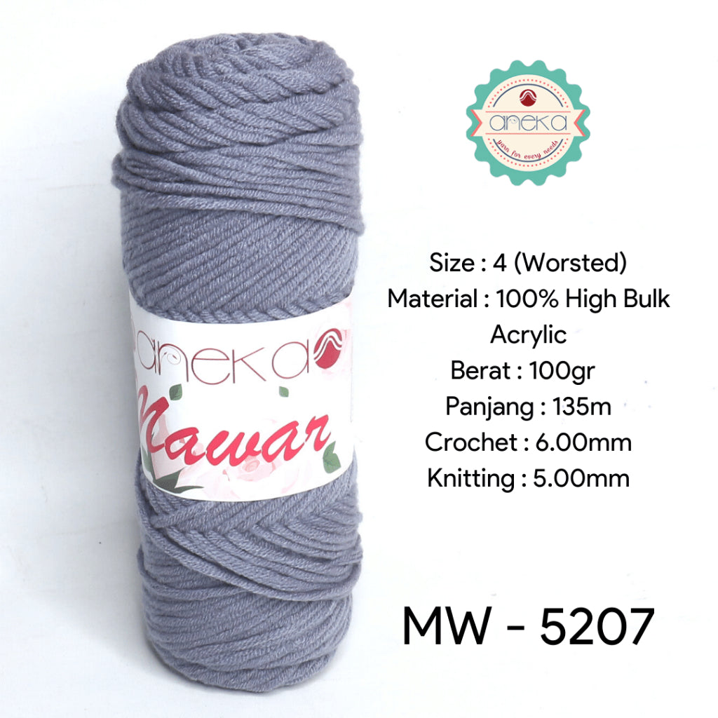 KATALOG - Benang Rajut Mawar / Soft Acrylic Yarn / 8 ply Milk Cotton Worsted / Katun Susu PART 3