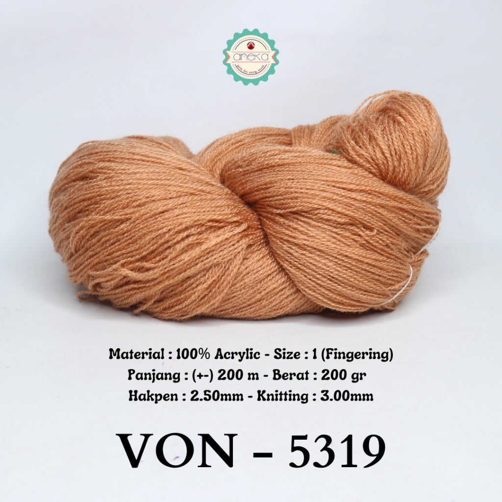 KATALOG - Benang Rajut Wool / Wol / Siet Yarn 200 gram VONEL (BENTUK HANK, TIDAK DIGULUNG) PART 2