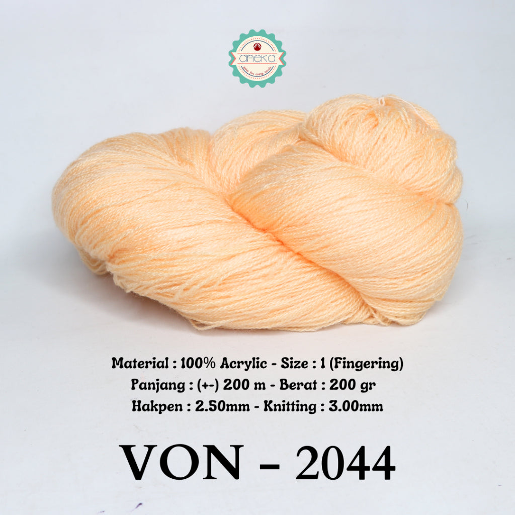 KATALOG - Benang Rajut Wool / Wol / Siet Yarn 200 gram VONEL (BENTUK HANK, TIDAK DIGULUNG) PART 2