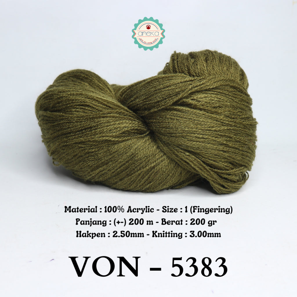 KATALOG - Benang Rajut Wool / Wol / Siet Yarn 200 gram VONEL (BENTUK HANK, TIDAK DIGULUNG) PART 2