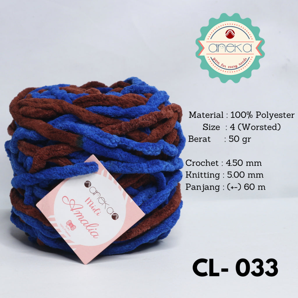 KATALOG - Benang Rajut Chenille Midi Amalia Yarn PART 2