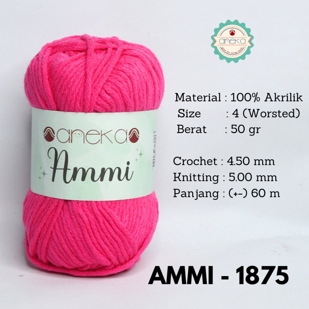 KATALOG - Benang Rajut Ammi / 100% Acrylic / 6 Ply Akrilik