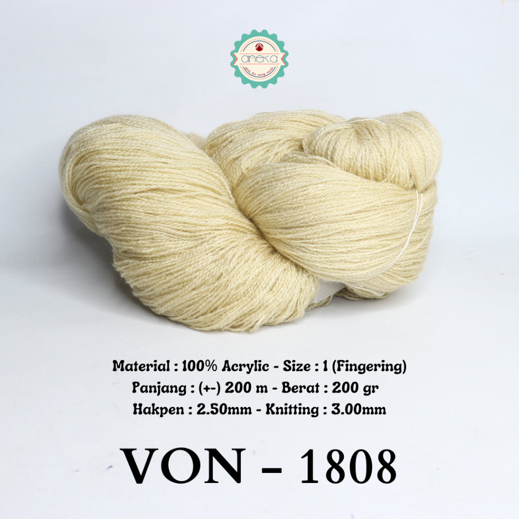 KATALOG - Benang Rajut Wool / Wol / Siet Yarn 200 gram VONEL (BENTUK HANK, TIDAK DIGULUNG) PART 2