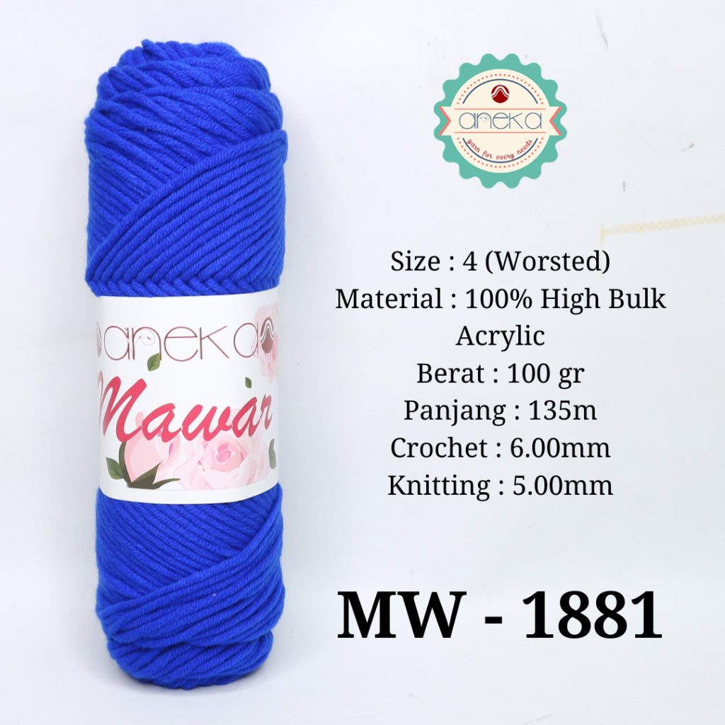 KATALOG - Benang Rajut Mawar / Soft Acrylic Yarn / 8 ply Milk Cotton Worsted / Katun Susu PART 3