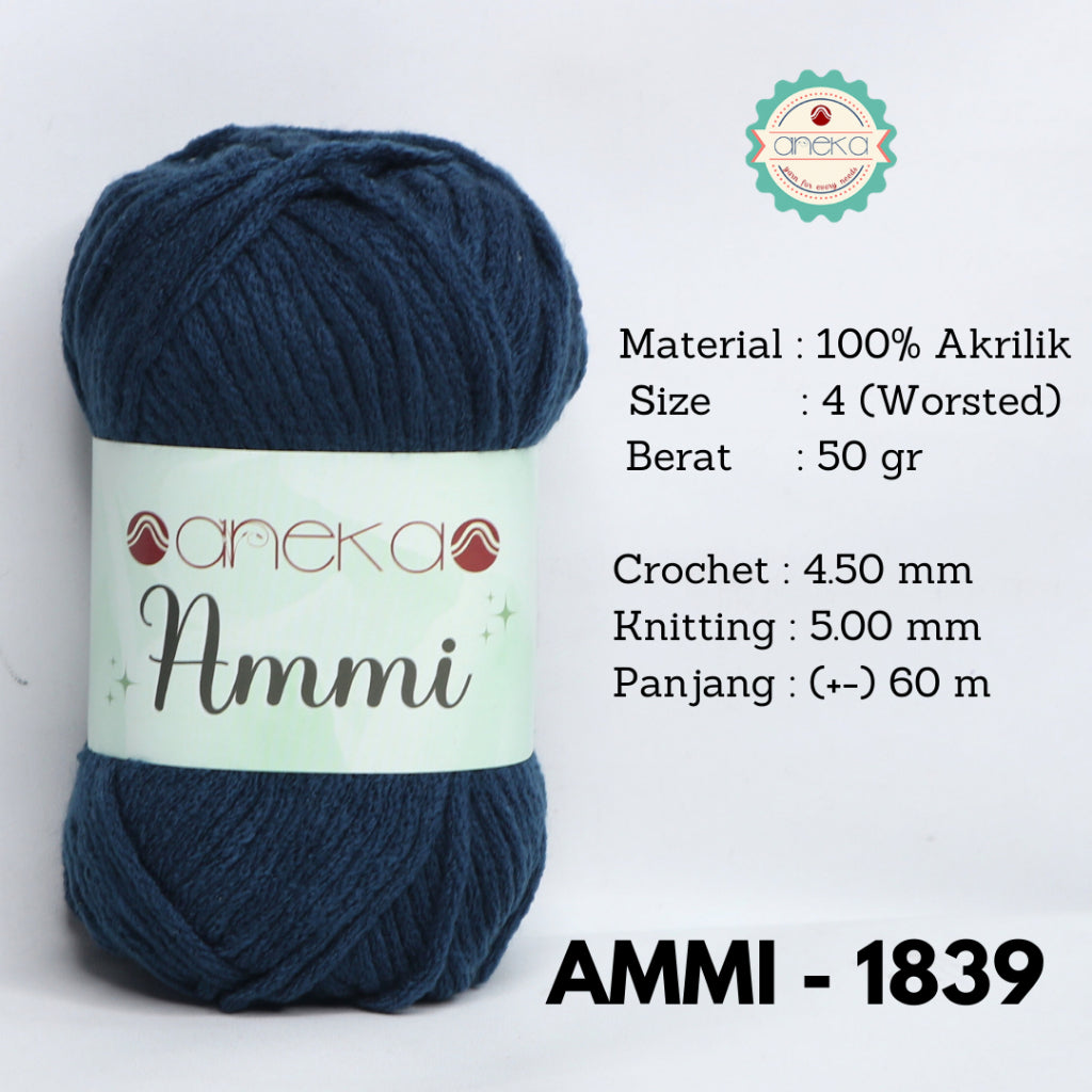 KATALOG - Benang Rajut Ammi / 100% Acrylic / 6 Ply Akrilik