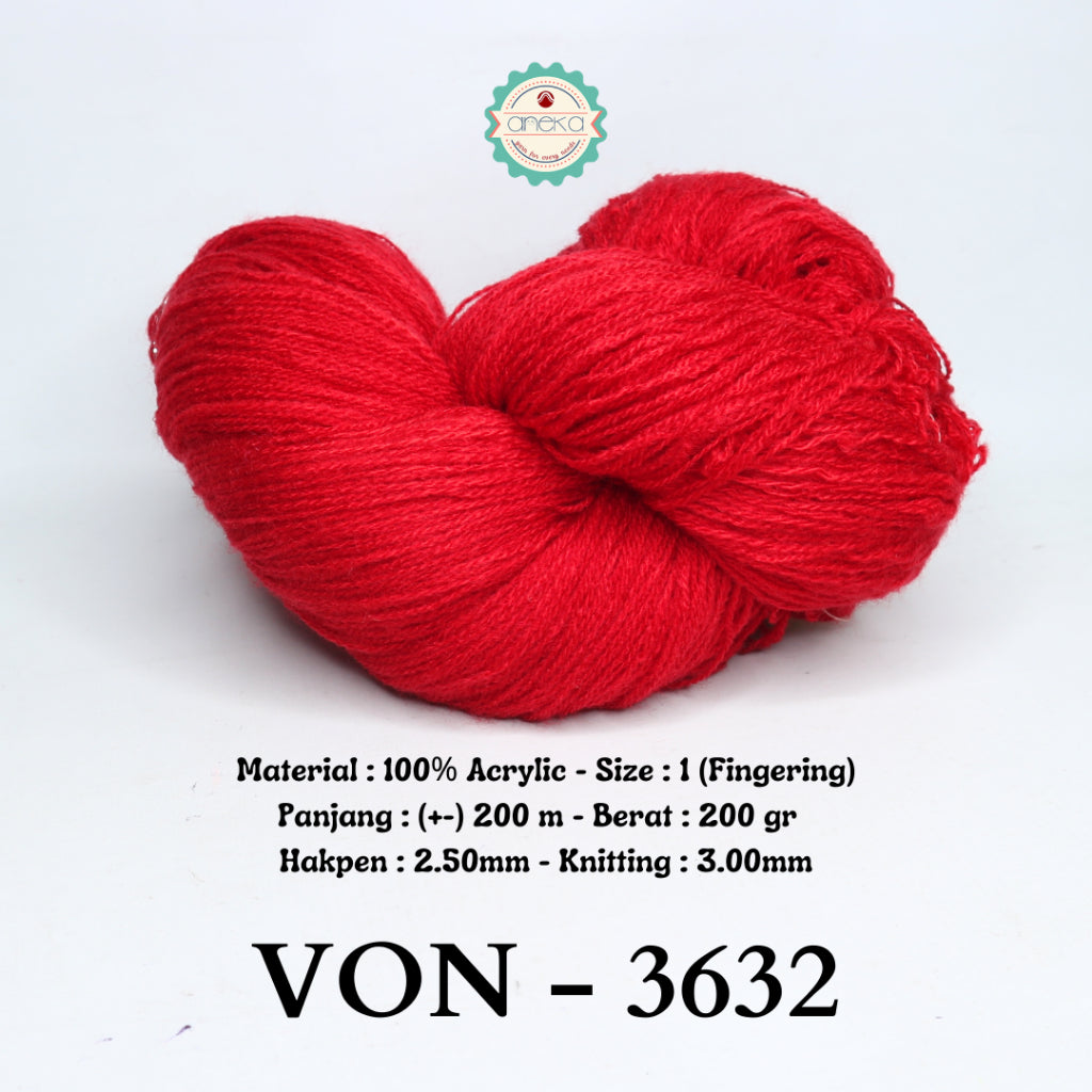 KATALOG - Benang Rajut Wool / Wol / Siet Yarn 200 gram VONEL (BENTUK HANK, TIDAK DIGULUNG) PART 1