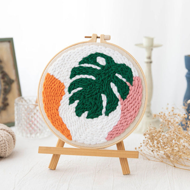 KATALOG - Round Canvas Punch Needle ANK / Kanvas Punch Bulat DIY