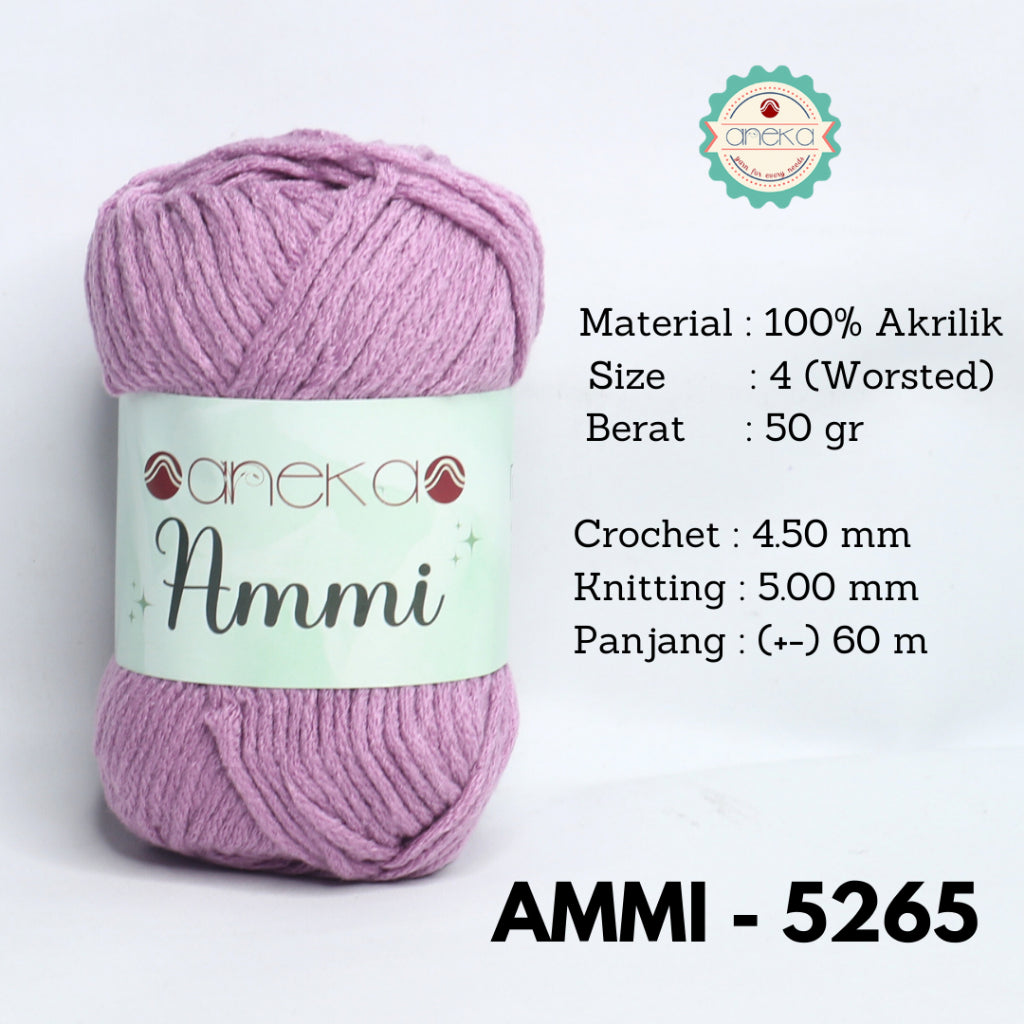 KATALOG - Benang Rajut Ammi / 100% Acrylic / 6 Ply Akrilik