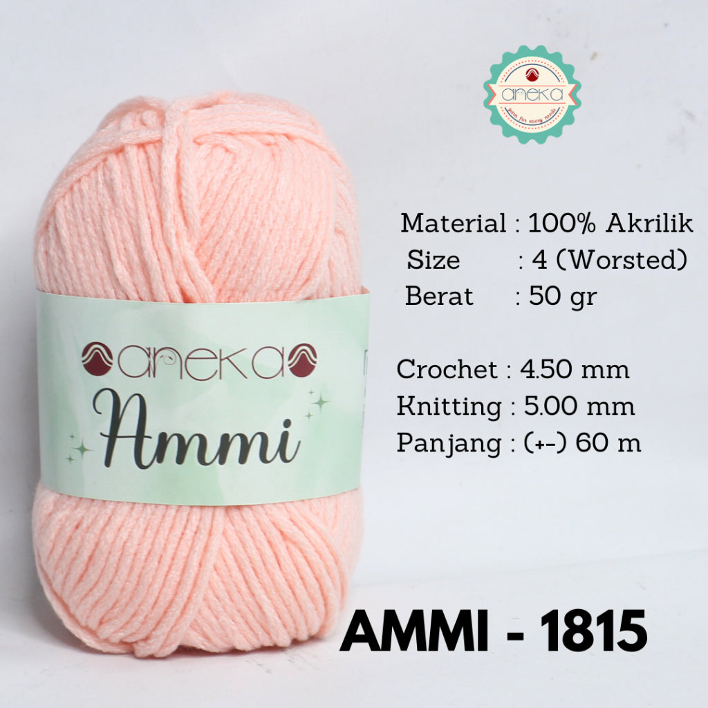 KATALOG - Benang Rajut Ammi / 100% Acrylic / 6 Ply Akrilik