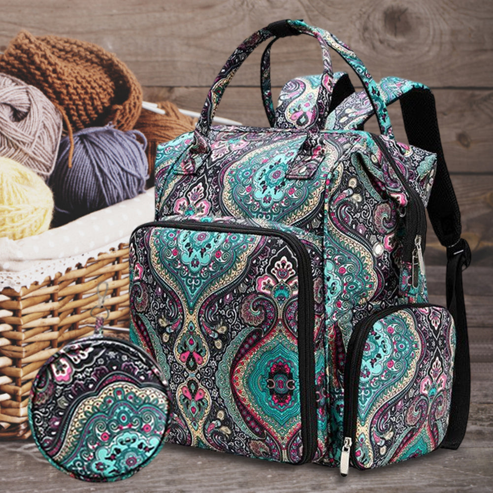 AnekaBenang - Tas Ransel Organizer Benang Rajut / Shoulder Knitting Yarn Bag