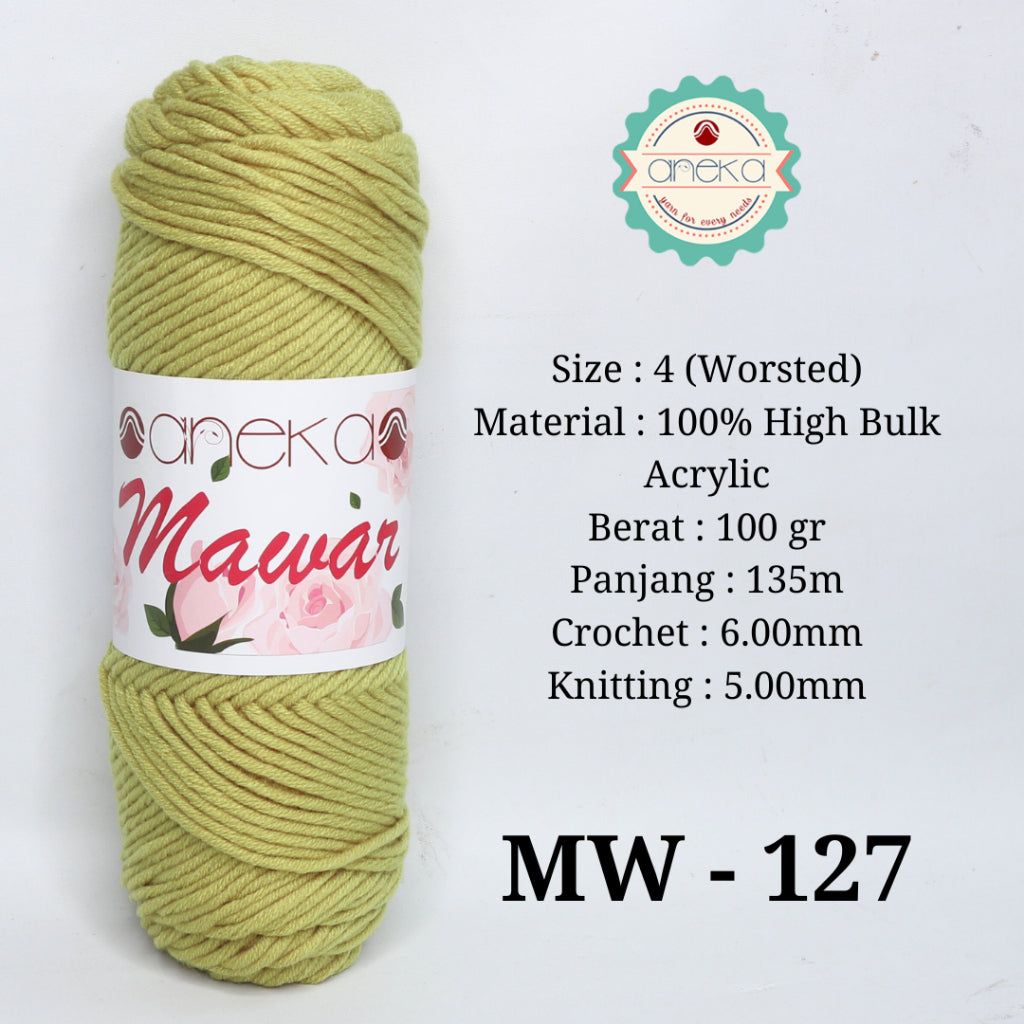 KATALOG - Benang Rajut Mawar / Soft Acrylic Yarn / 8 ply Milk Cotton Worsted / Katun Susu PART 3
