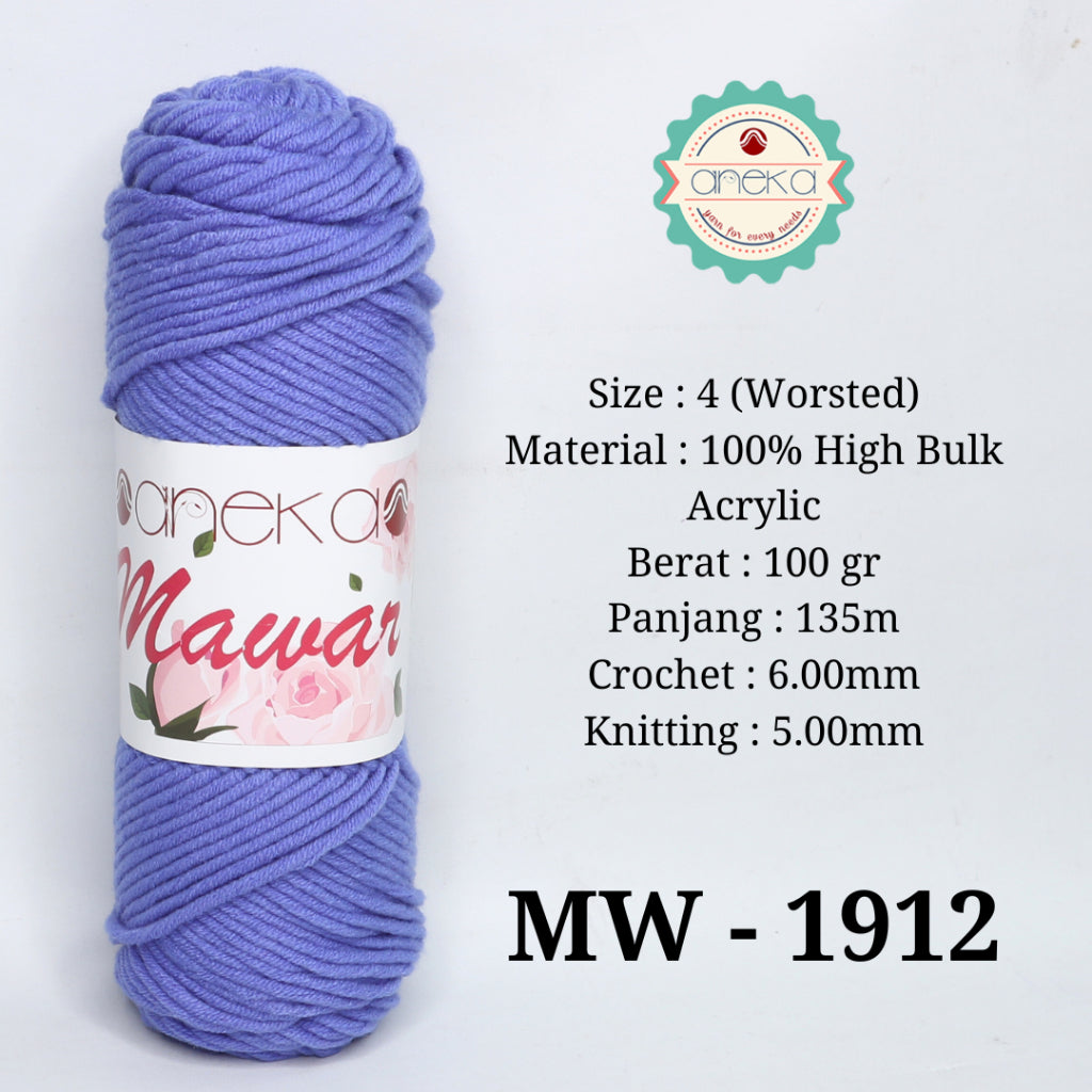 KATALOG - Benang Rajut Mawar / Soft Acrylic Yarn / 8 ply Milk Cotton Worsted / Katun Susu PART 3