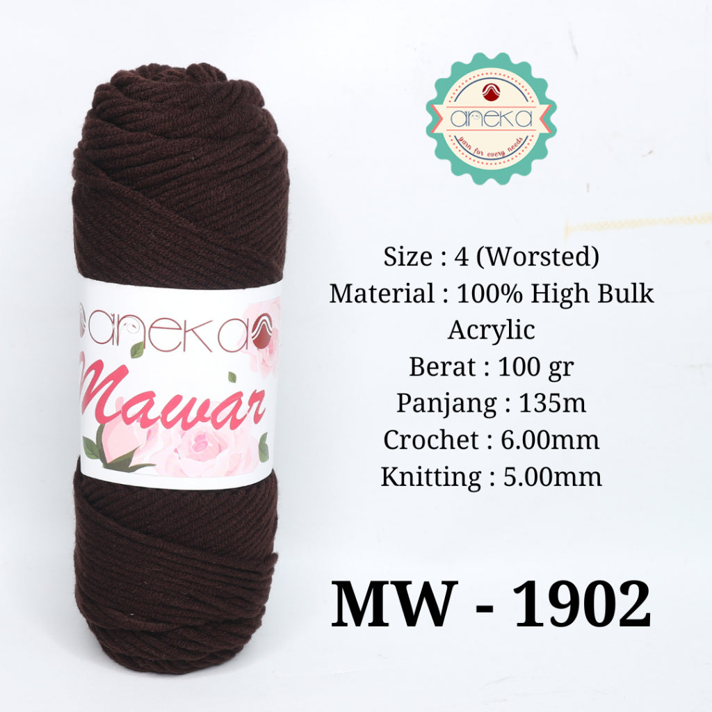 KATALOG - Benang Rajut Mawar / Soft Acrylic Yarn / 8 ply Milk Cotton Worsted / Katun Susu PART 3