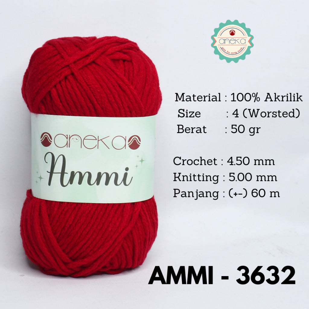 KATALOG - Benang Rajut Ammi / 100% Acrylic / 6 Ply Akrilik