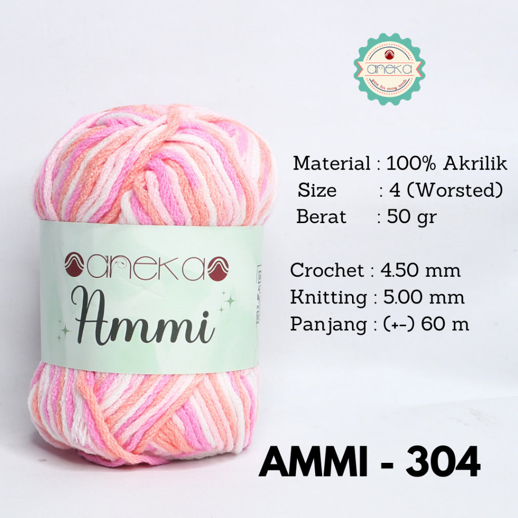 KATALOG - Benang Rajut Ammi Sembur / 100% Acrylic / 6 Ply Akrilik PART 2