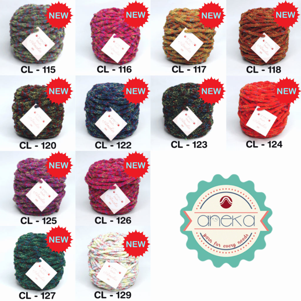 KATALOG - Benang Rajut Chenille Midi Amalia Yarn PART 4