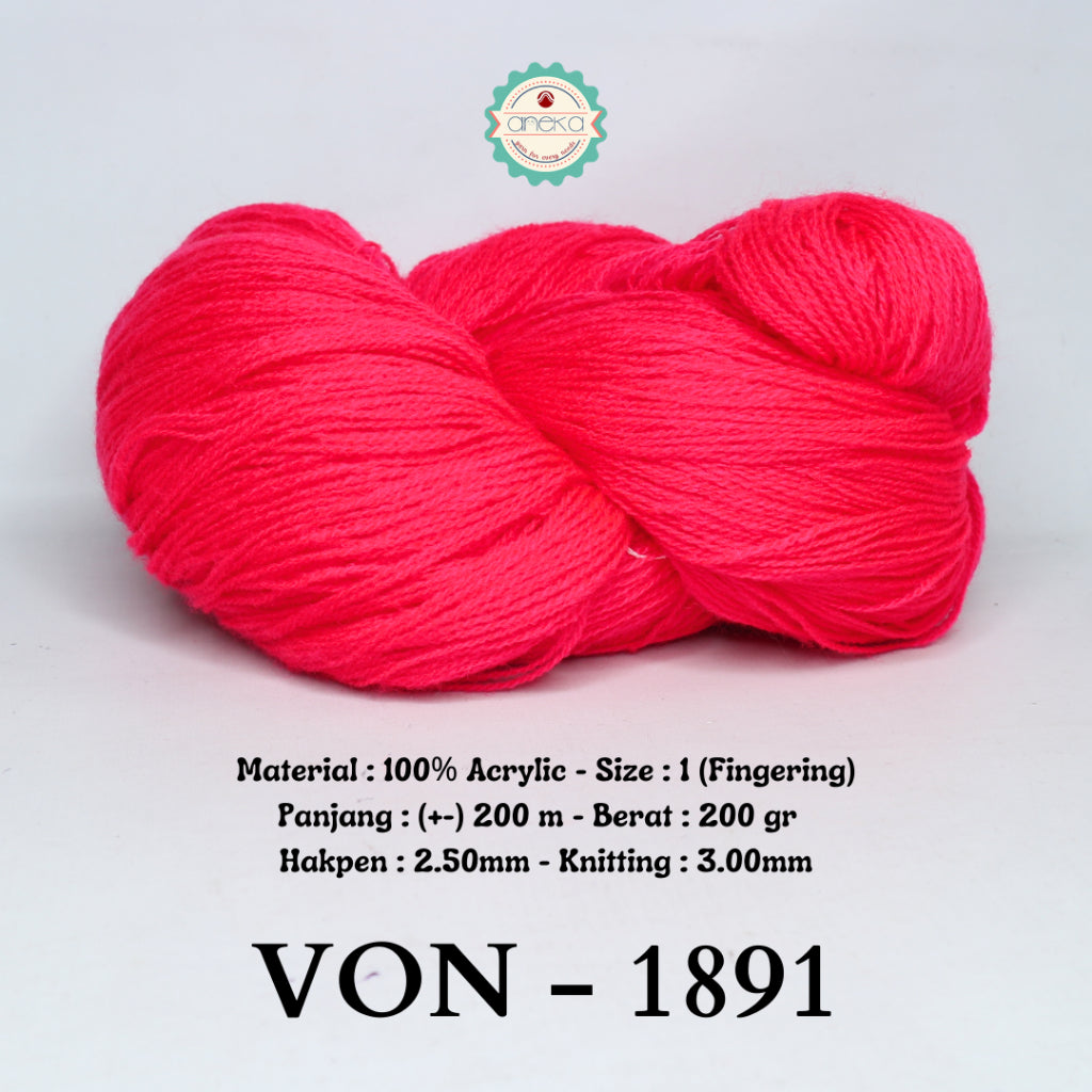 KATALOG - Benang Rajut Wool / Wol / Siet Yarn 200 gram VONEL (BENTUK HANK, TIDAK DIGULUNG) PART 1