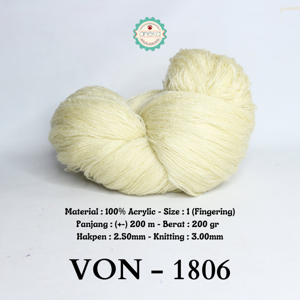 KATALOG - Benang Rajut Wool / Wol / Siet Yarn 200 gram VONEL (BENTUK HANK, TIDAK DIGULUNG) PART 2