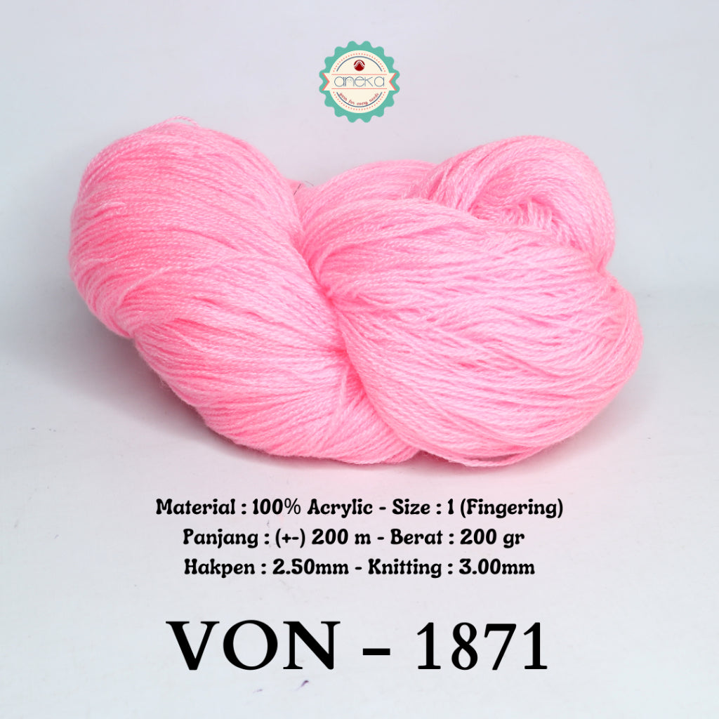 KATALOG - Benang Rajut Wool / Wol / Siet Yarn 200 gram VONEL (BENTUK HANK, TIDAK DIGULUNG) PART 2