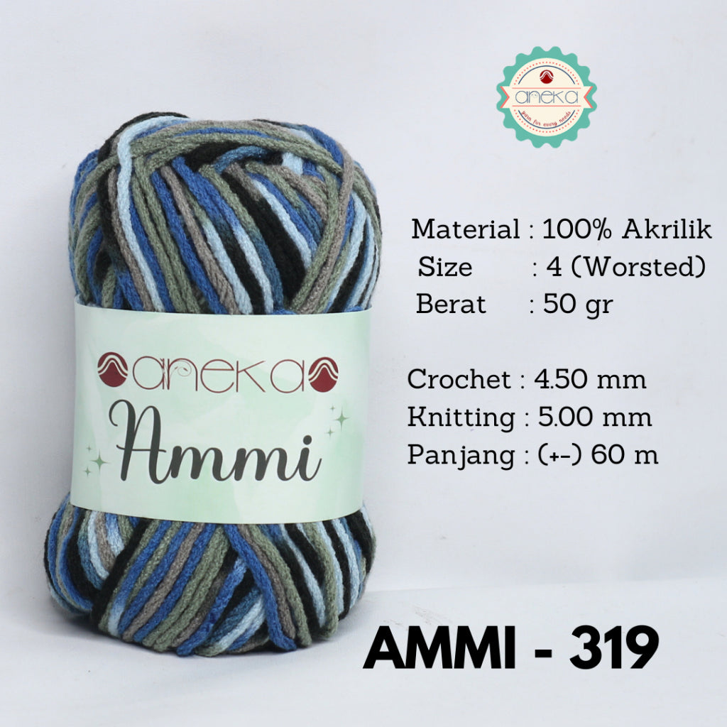KATALOG - Benang Rajut Ammi Sembur / 100% Acrylic / 6 Ply Akrilik PART 2
