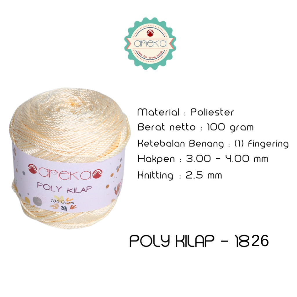 CATALOG - PREMIUM Polyester Knitting Yarn / Polyester / Poly Poly Luster Color PART 2