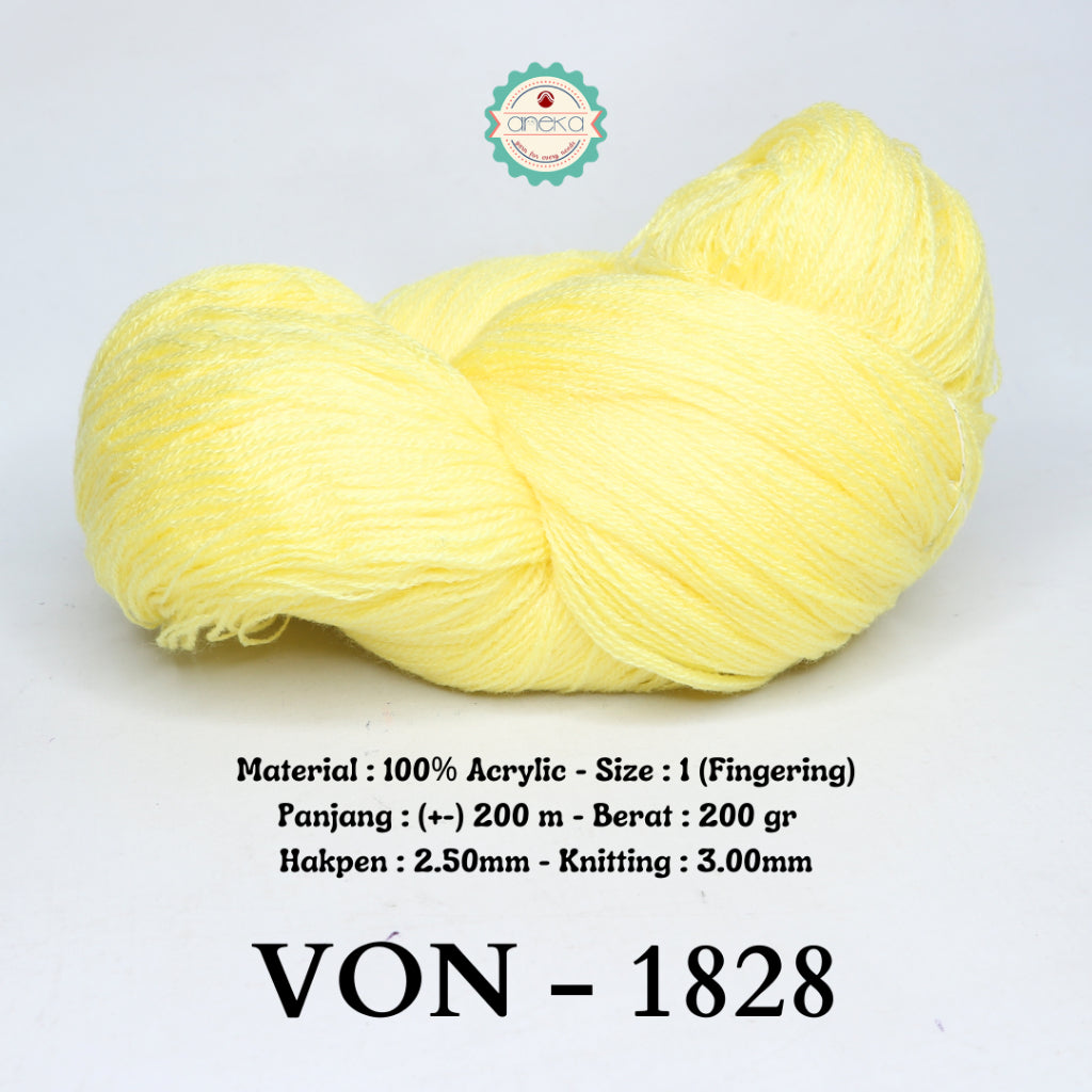 KATALOG - Benang Rajut Wool / Wol / Siet Yarn 200 gram VONEL (BENTUK HANK, TIDAK DIGULUNG) PART 1