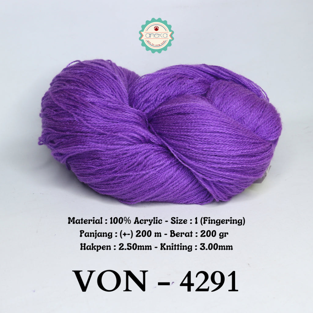 KATALOG - Benang Rajut Wool / Wol / Siet Yarn 200 gram VONEL (BENTUK HANK, TIDAK DIGULUNG) PART 2