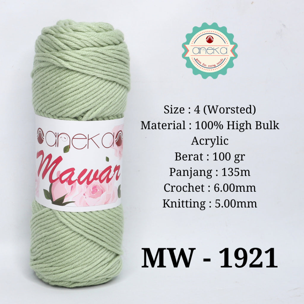 KATALOG - Benang Rajut Mawar / Soft Acrylic Yarn / 8 ply Milk Cotton Worsted / Katun Susu PART 3