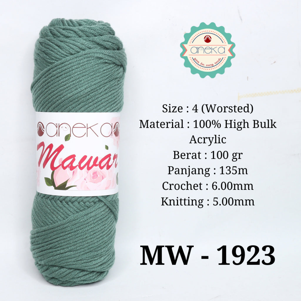 KATALOG - Benang Rajut Mawar / Soft Acrylic Yarn / 8 ply Milk Cotton Worsted / Katun Susu PART 3