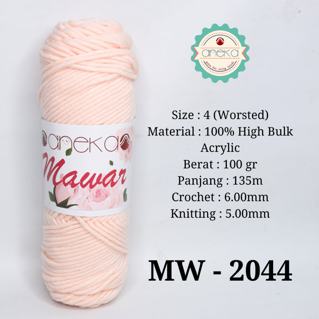 KATALOG - Benang Rajut Mawar / Soft Acrylic Yarn / 8 ply Milk Cotton Worsted / Katun Susu PART 3