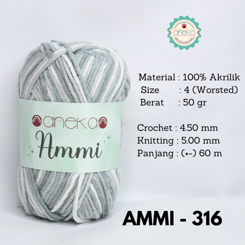 KATALOG - Benang Rajut Ammi Sembur / 100% Acrylic / 6 Ply Akrilik PART 2