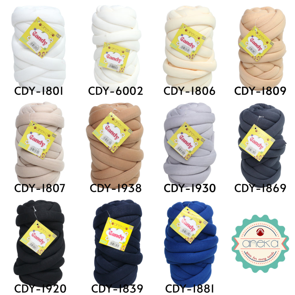 KATALOG - Benang Rajut Candy / Chunky Yarn