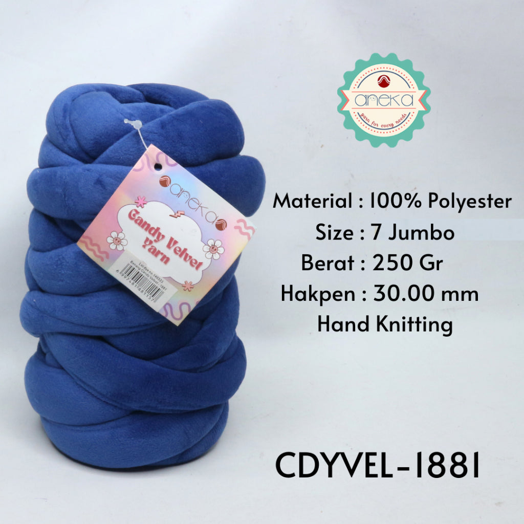 KATALOG - Benang Rajut Candy Velvet / Chunky Yarn / Bludru