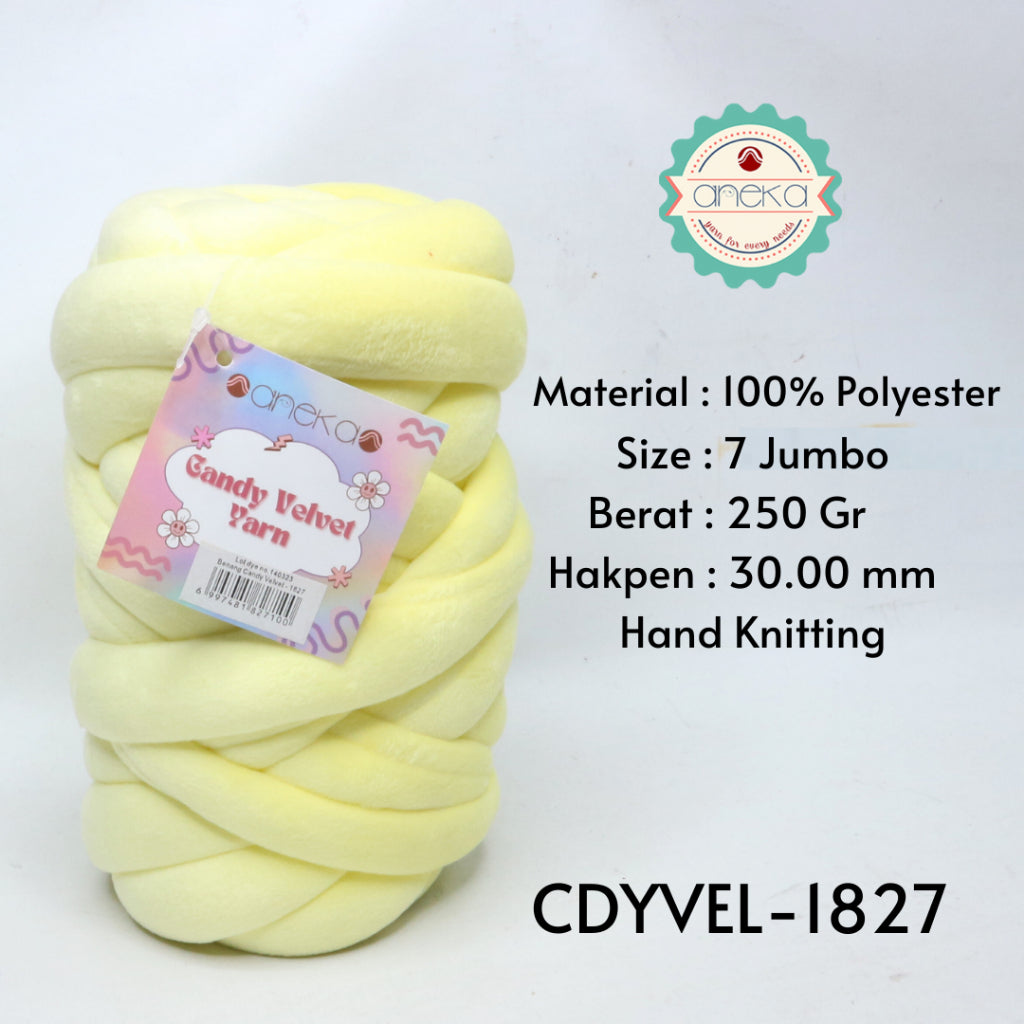 KATALOG - Benang Rajut Candy Velvet / Chunky Yarn / Bludru