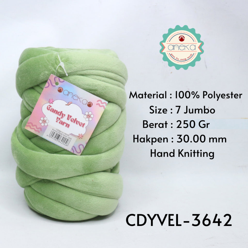 KATALOG - Benang Rajut Candy Velvet / Chunky Yarn / Bludru