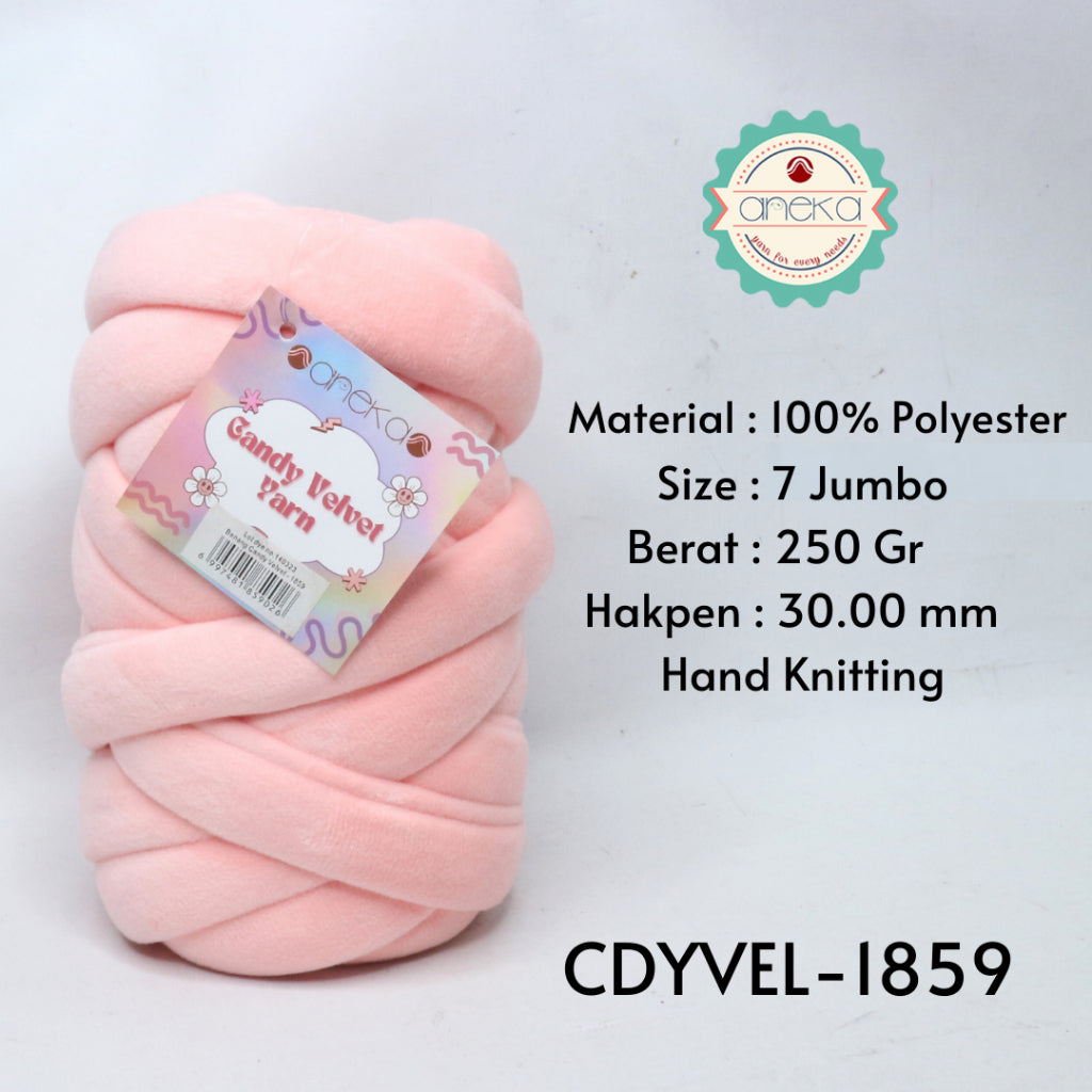 KATALOG - Benang Rajut Candy Velvet / Chunky Yarn / Bludru