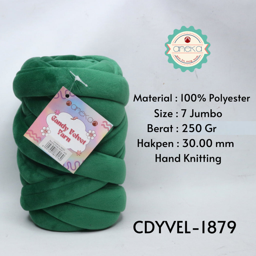 KATALOG - Benang Rajut Candy Velvet / Chunky Yarn / Bludru