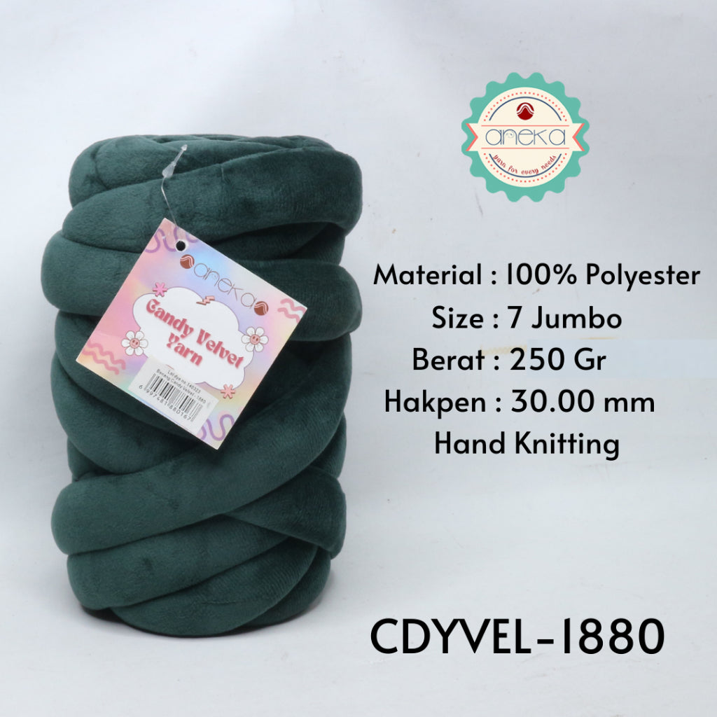 KATALOG - Benang Rajut Candy Velvet / Chunky Yarn / Bludru