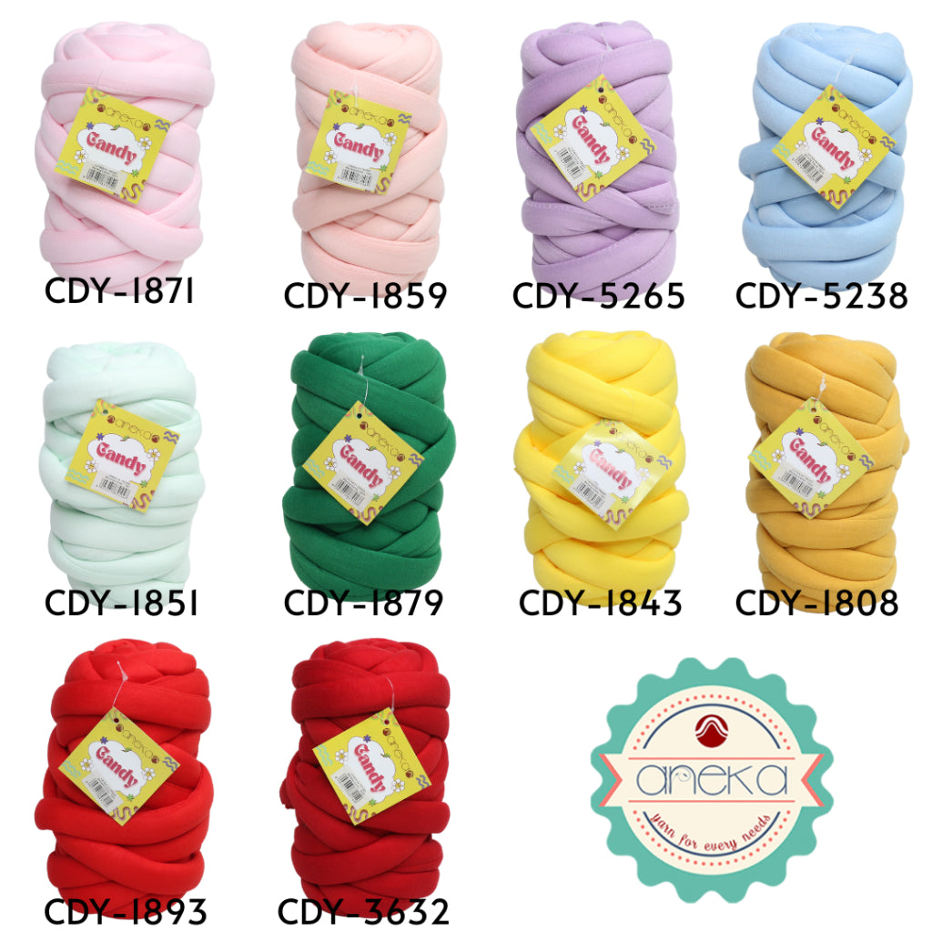 KATALOG - Benang Rajut Candy / Chunky Yarn