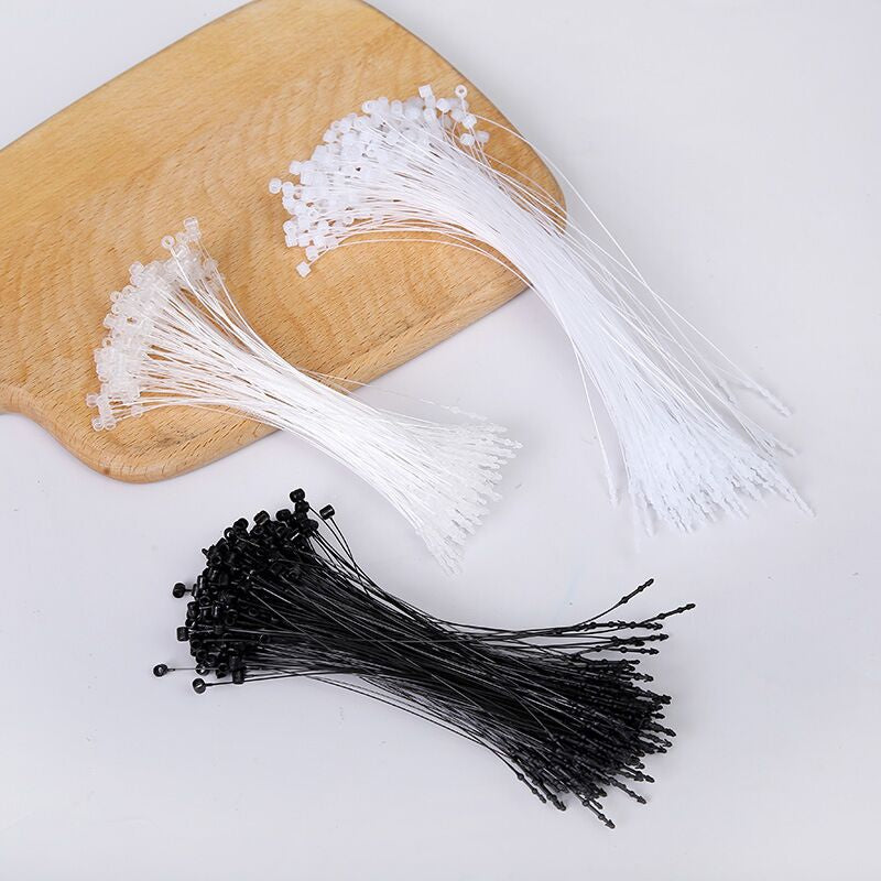 AnekaBenang - (+- 1000pcs) Loop Pin / Lock String Pin / Tali Hangtag Plastik