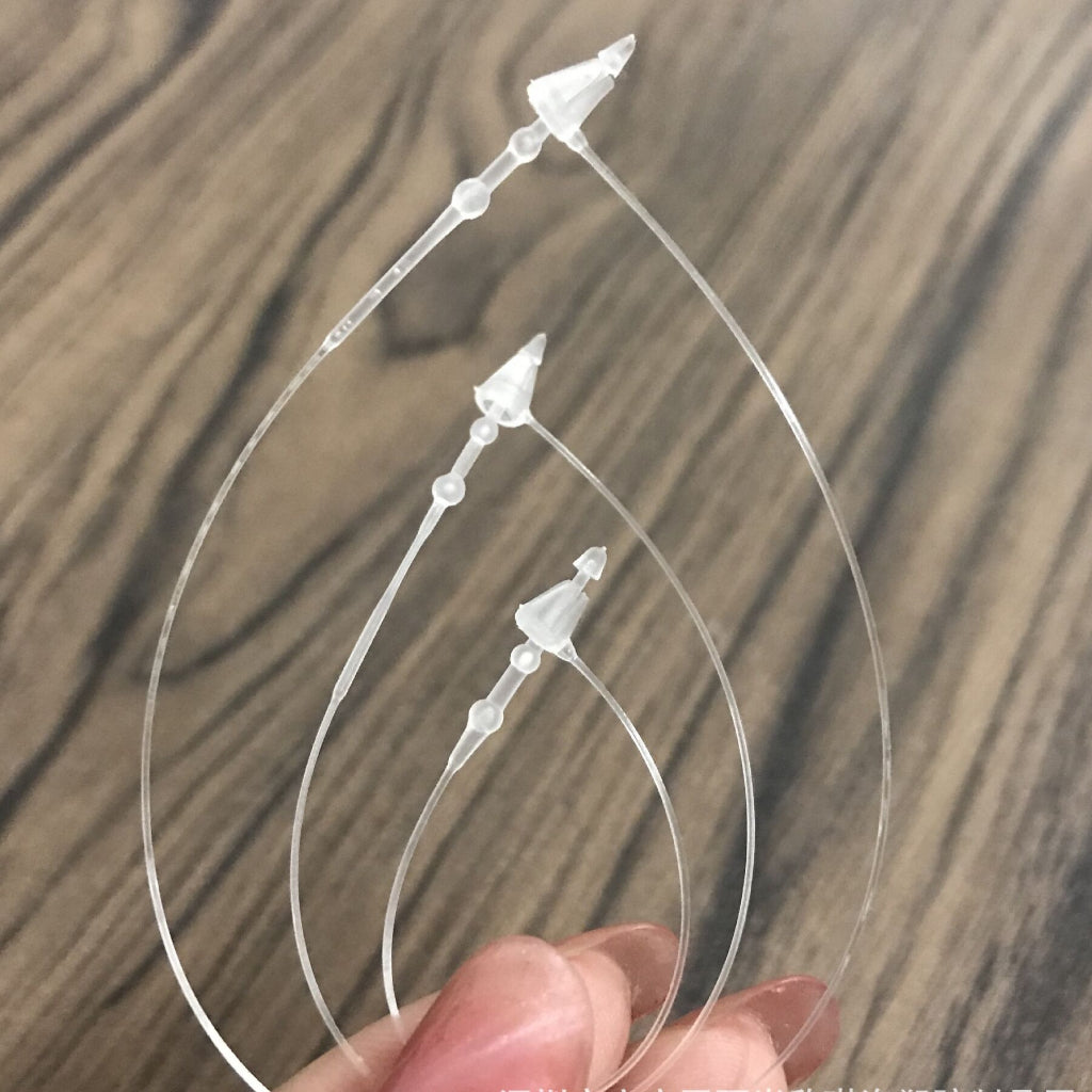 AnekaBenang - (+- 1000pcs) Loop Pin / Lock String Pin / Tali Hangtag Plastik