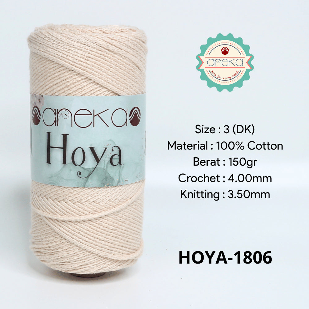 KATALOG - Benang Rajut Hoya / Cotton Rope Macrame Cord Crochet Yarn