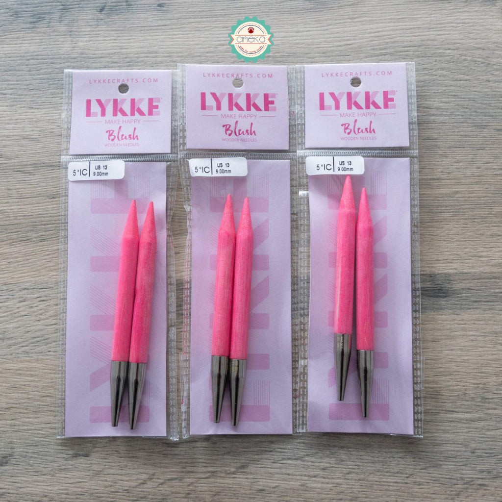 LYKKE - Blush Interchangeable Needle / Alat Rajut Jarum Knitting