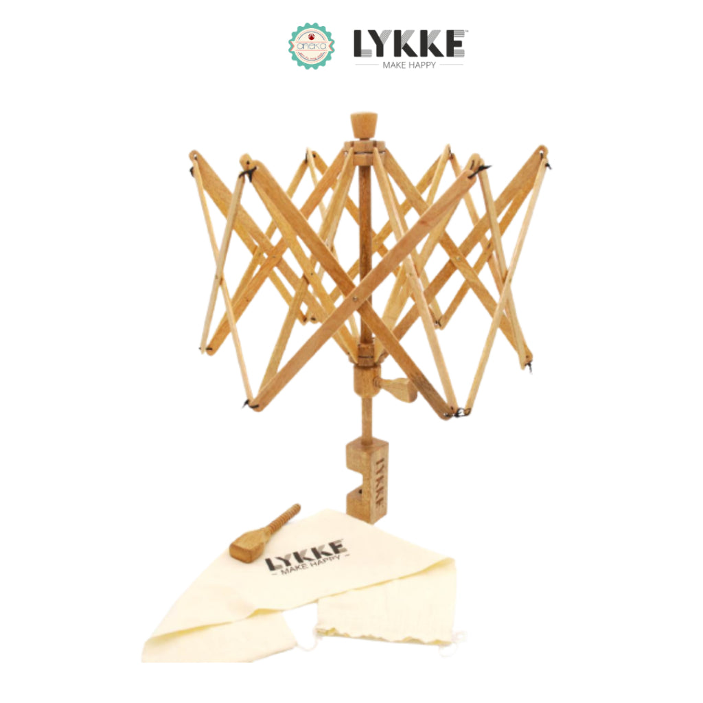 LYKKE - Works Umbrella Swift / Yarn Winder / Kincir Payung Benang / Skein Holder
