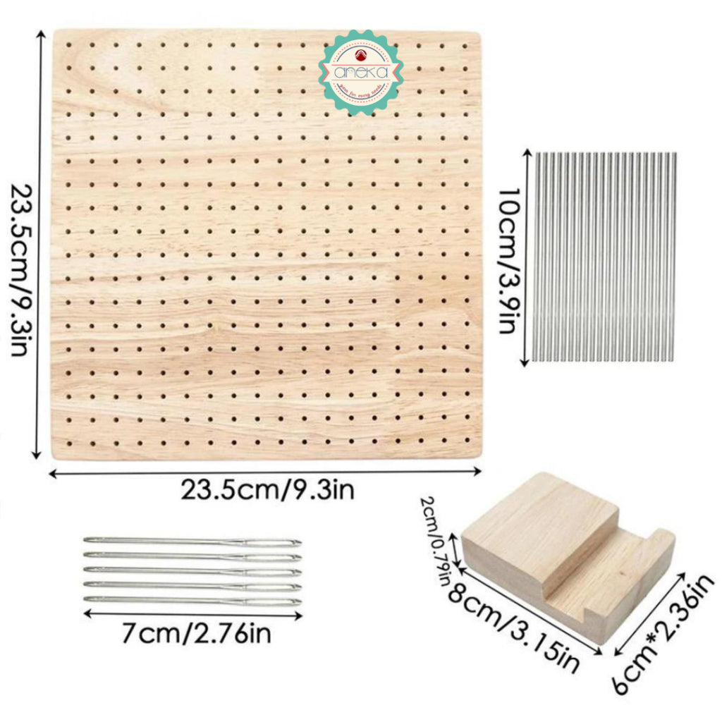 AnekaBenang - Blocking Board Granny Square / Papan Rajut