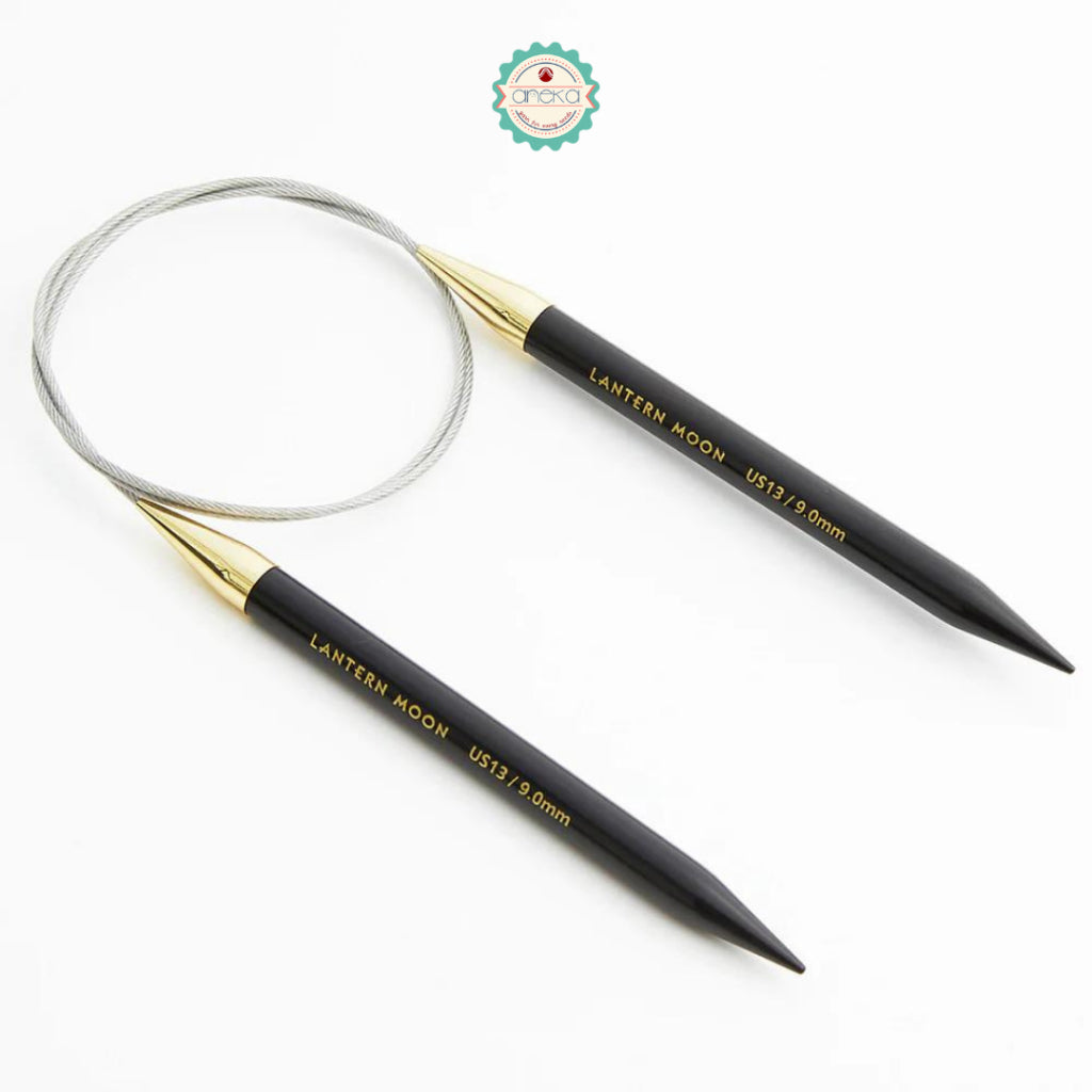 LANTERN MOON - Ebony Wood Destiny Circular Needles 24" ( 60 cm ) / Alat Rajut Knitting