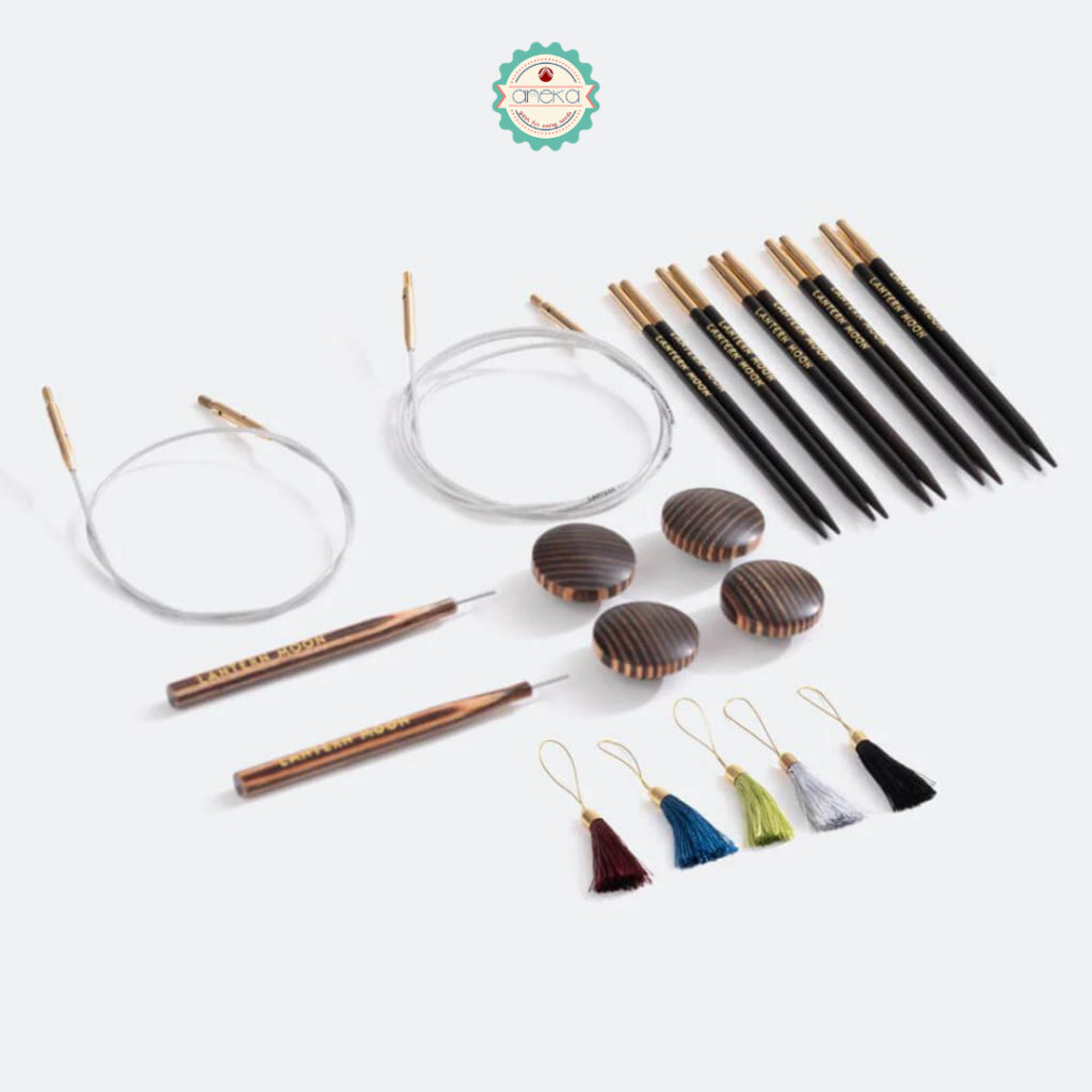 Lantern Moon - Interchangeable Needle Set 4" (10 CM) / Alat Rajut Jarum Knitting